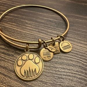 $5 OR 3 for $10- Alex and Ani NYC paw print bracelet